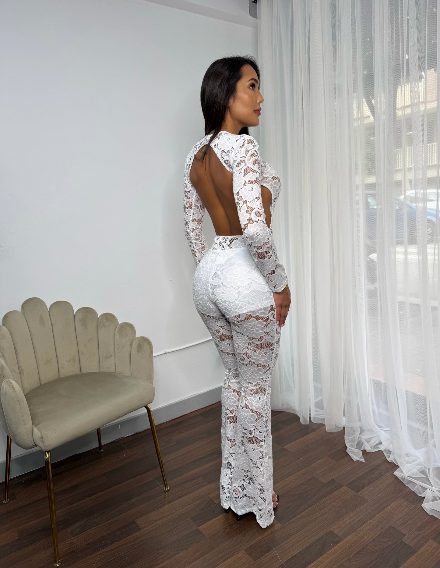 Conjunto body encaje