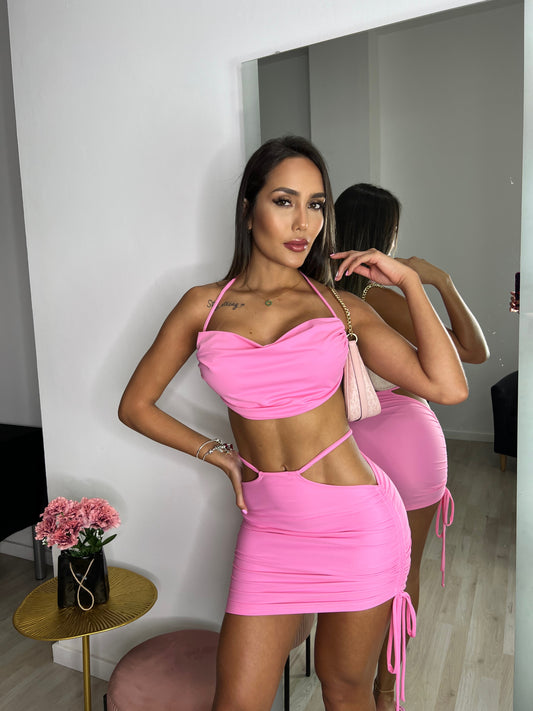 Conjunto falda asimétrica